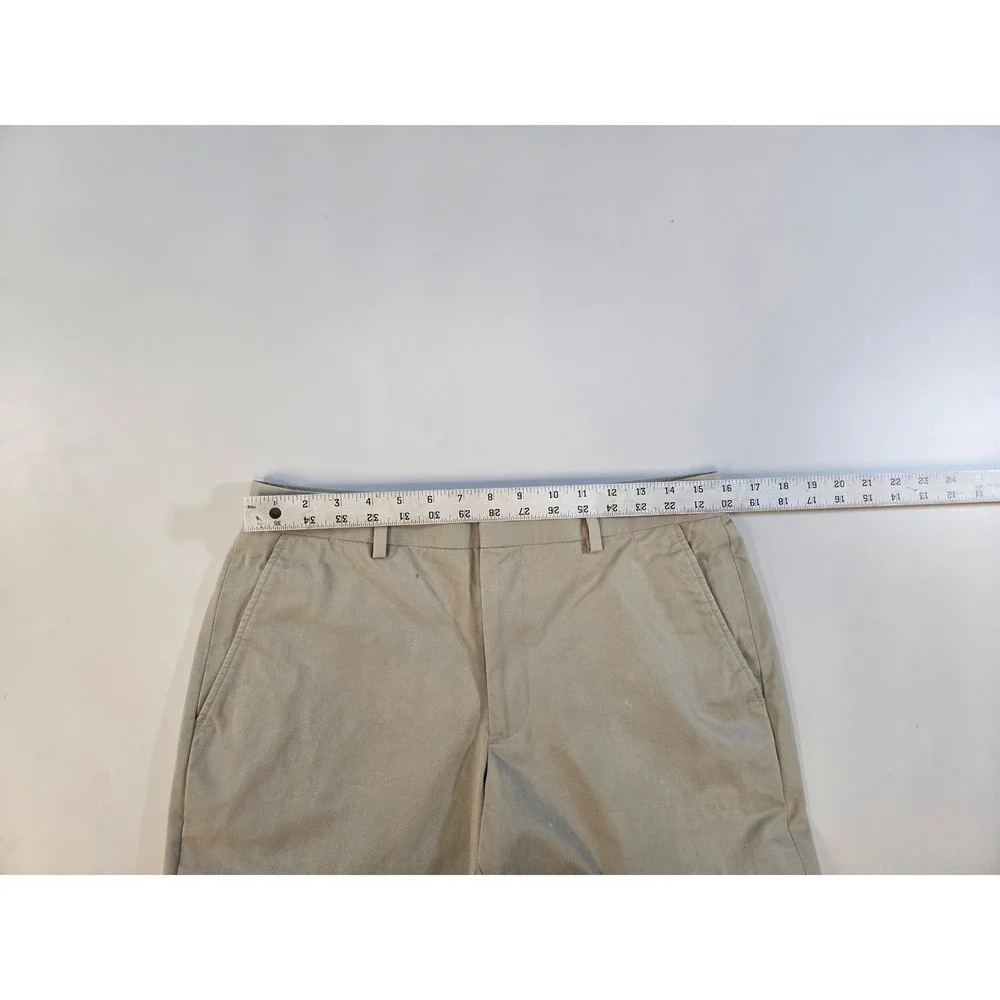 Banana Republic Modern Fit Chinos Mens 32x30 Khaki Tan Tessuti di Sondrio Cotton